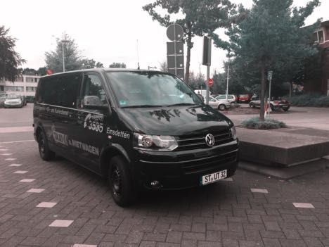 Flughafentransfer FMO - Emsdetten mit dem Shuttle - Taxi
